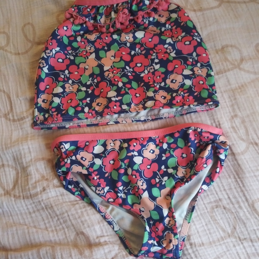 Pink bathing suit